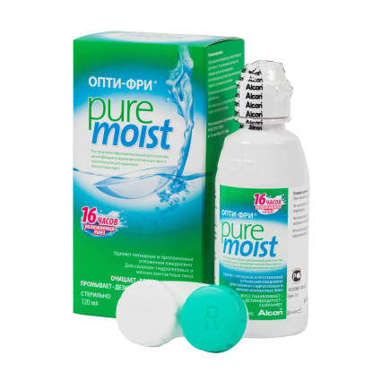 Раствор Опти-Фри Pure Moist, 120 мл